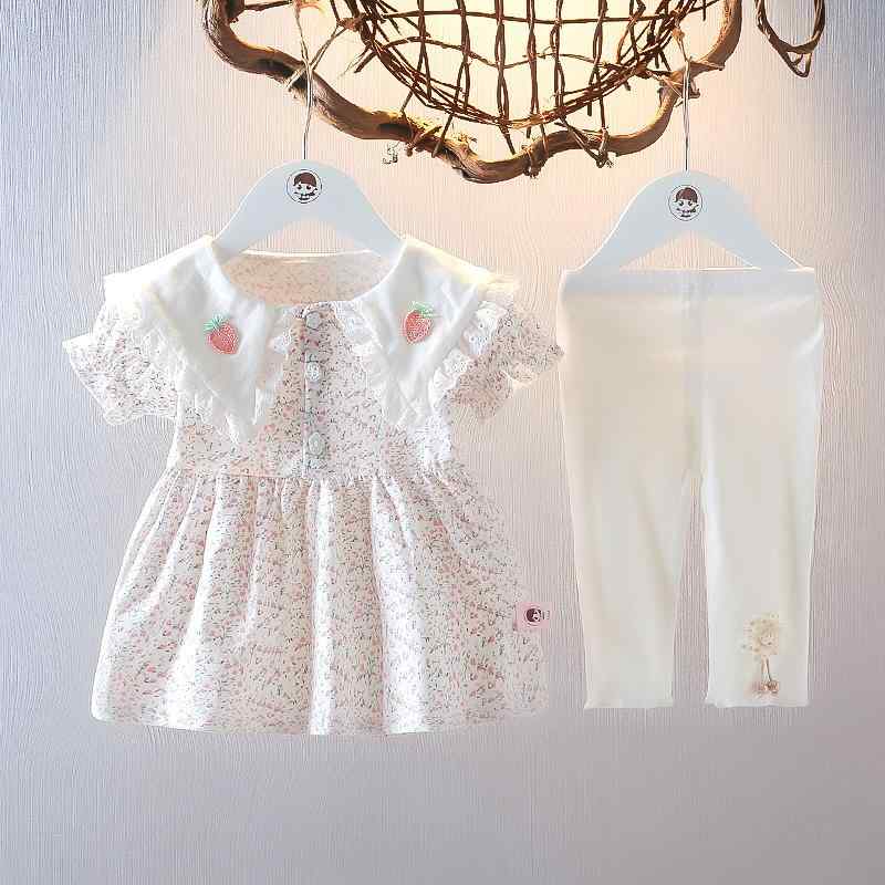 キッズ ファッション 女の子 かわいい おしゃれ 韓国 子供服 プリンセス 発表会 結婚式 高級 襟 セット 夏 赤ちゃん 半袖 パンツ ワンピース ドレス 花柄 イチゴ フリル レース ガーリー