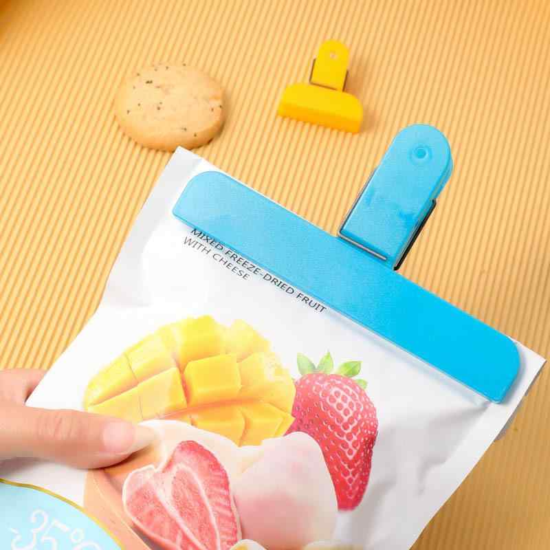 食品用クリップ 袋止めクリップ 食品密封クリップ 台所用品 包装袋クリップ 防湿クリップ 粉ミルク 食物保存クリップ3