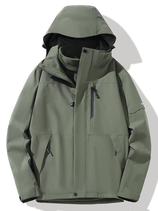 マウンテンパーカー 秋冬 防風 防水 防寒 登山 スキー ウェア メンズ レディース 男女兼用 3way 取り外し可能 フリース インナー付き 撥水 アウトドア ジャケット 釣り フィッシング キャンプ ウェア
