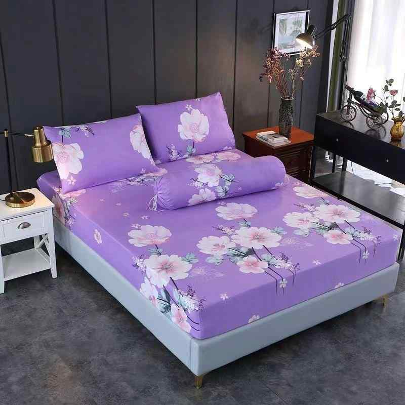 寝具 布団カバーセット エココットン ベッドシーツ 枕カバー 花柄 植物柄 やわらか 通気性 吸湿性3|YKsakai