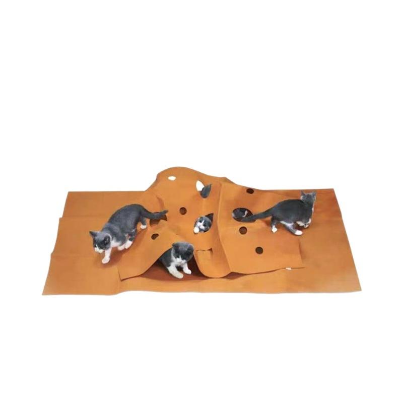 猫 おもちゃ 猫用おもちゃ 遊び道具 猫トンネル 猫 迷路 訓練 ストレス解消 噛む 毛氈3