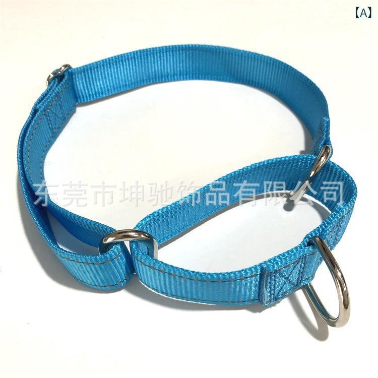 犬用品 犬用首輪 反射材 ナイロン 中型犬 大型犬 快適 丈夫 ブルー ピンク ペット用品3