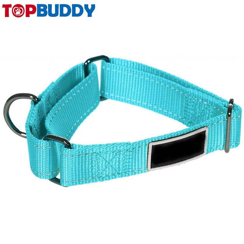 犬 首輪 ペット用品 犬用首輪 ナイロン製 調節可能 小型犬 中型犬 大型犬 散歩 トレーニング ブルー3