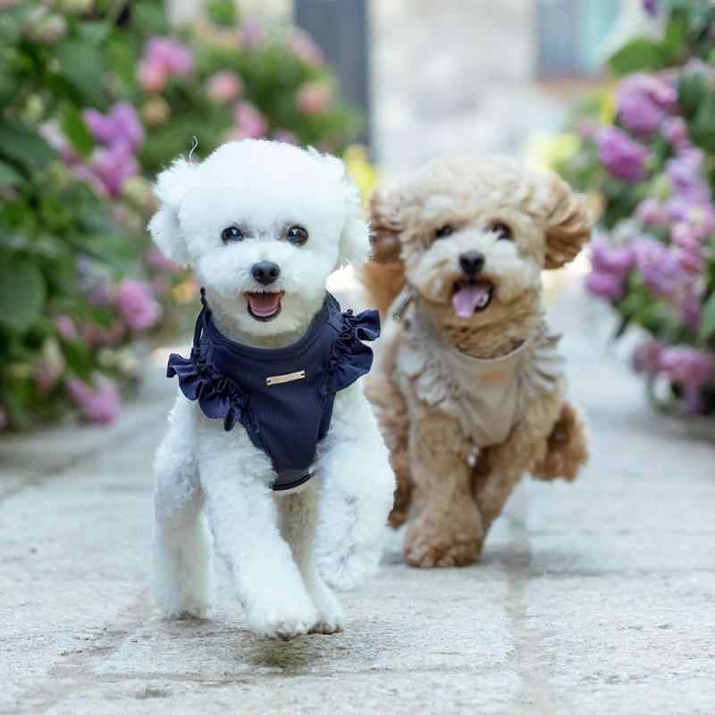 馬具 先んじる 犬用 韓国風 愛くるしい 小型犬 猫 胴輪 より良い 引っ張ること索条 2点書き割り 今めかしい ほっつき歩く お出かけ ポリエステル 紺色 カーキ3