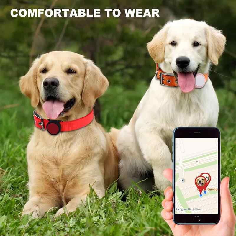 首飾り レディース メンズ 愛玩動物用 Airtag相応う 調節する能力のある 無条件反射 ナイロン 迷子押しとどめる 犬 猫 花柄 四季 汎用 心地よい(x50)
