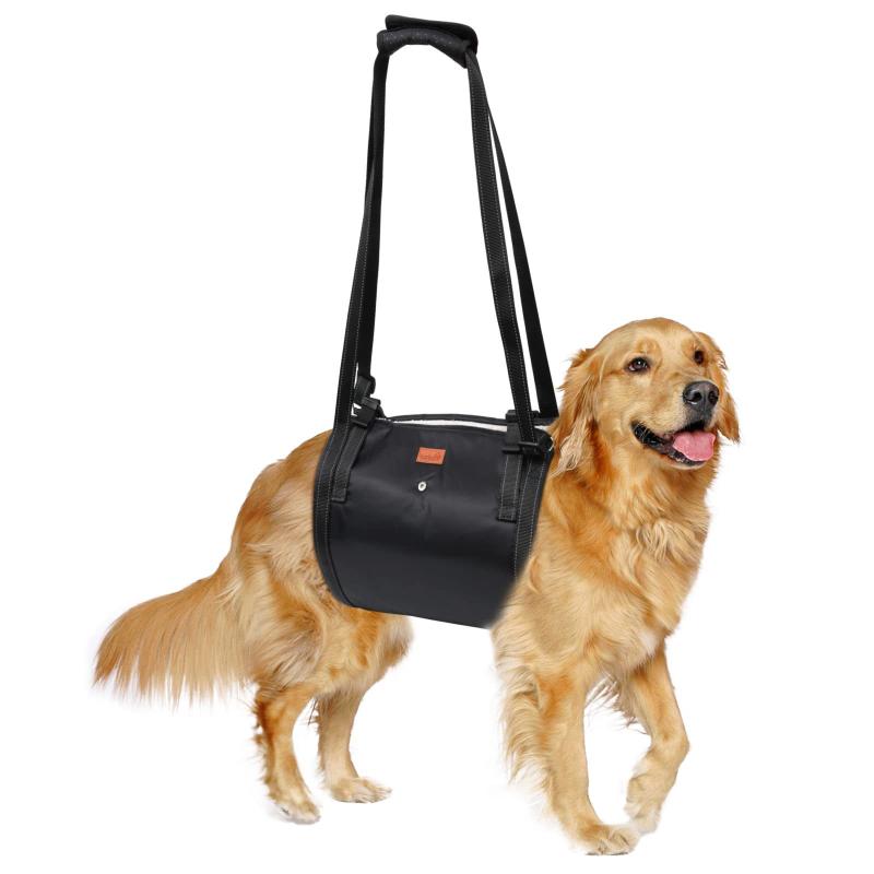犬用 御拾いかばい立て馬具 愛玩動物用 介護馬具 ほっつき歩く用 持ちお手掛け 黒いこと M L XL(x100)