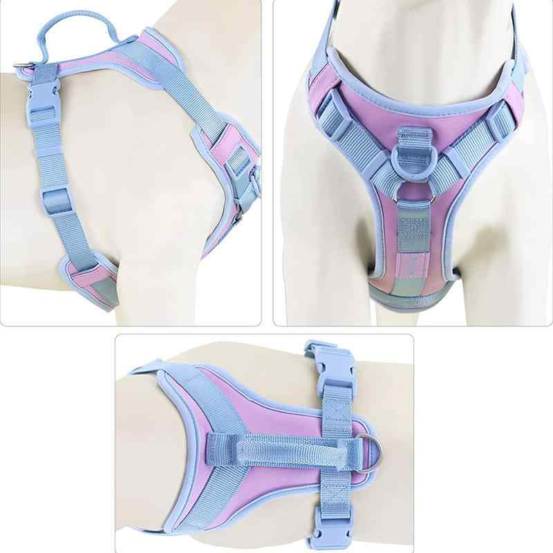 馬具 小型犬用 胴輪 愛玩動物装置 ほっつき歩く用 犬用 猫用 より良い 紫 青 さくら色 緑 S M L XL(x50)