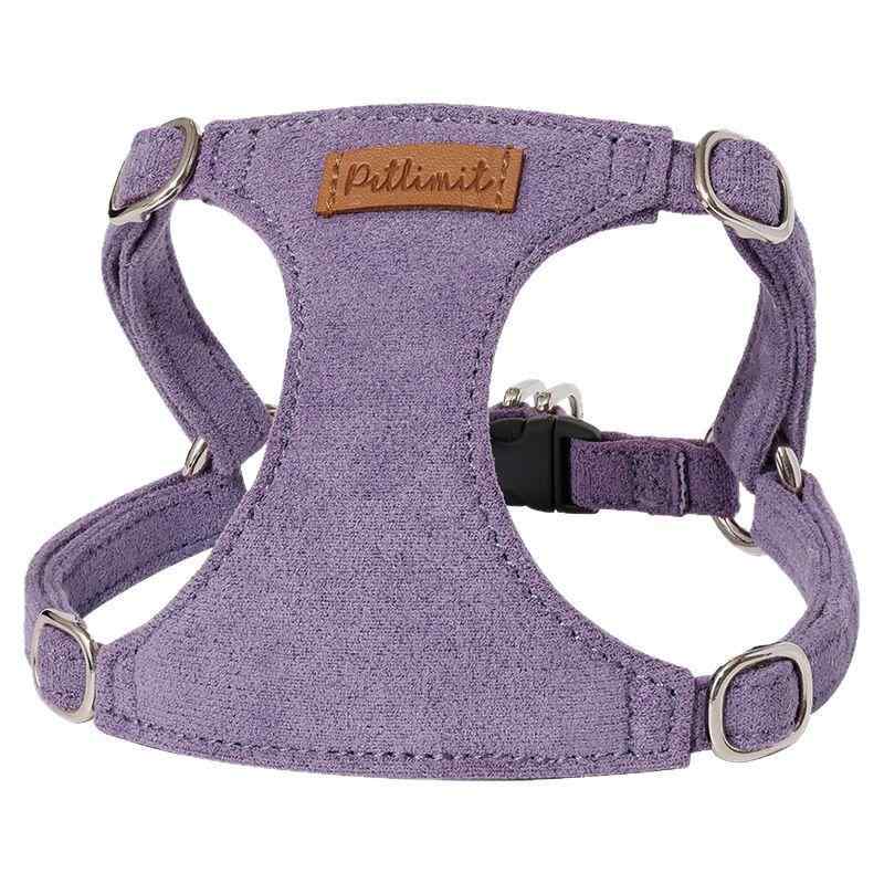 犬用ハーネス リード 小型犬 幼犬 胴輪 ベスト 牽引ロープ テディ ビション ペット用品 紫色 黄色 抹茶色 グレー ピンク(x10) 6,194円