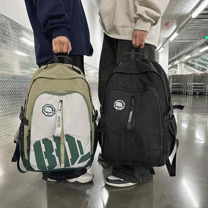 リュック メンズ レディース 大容量 バックパック スクールバッグ 通学 普段使い 旅行 アウトドア 耐摩耗性 オックスフォード布 無地 14インチPC収納 ブルー ブラック カーキ色 グリーン 迷彩柄3
