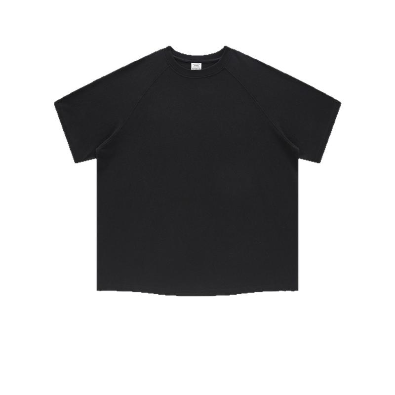 Tシャツ メンズ 男性用 ストリート系 半袖トップス コットン ゆったり ラウンドネック ドロップショルダー ブラック 黒 グレー グレー カーキ コーヒー色 パープル カジュアル 普段使い 春夏3