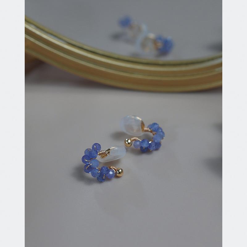 イヤリング レディース 耳クリップ 繞タ桑石 イヤーカフ イヤークリップ フープ 小さめ シンプル ゴールド アクセサリー 通勤 フォーマル3
