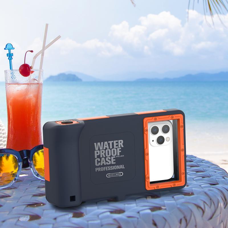 スマホケース iPhone Android 防水ケース 水深撮影 全機種対応 47-69インチ 防水カバー スマートフォン 防震 防磨 防・折 ストラップ付き ブラック オレンジ グリーン 草蘭 グレー