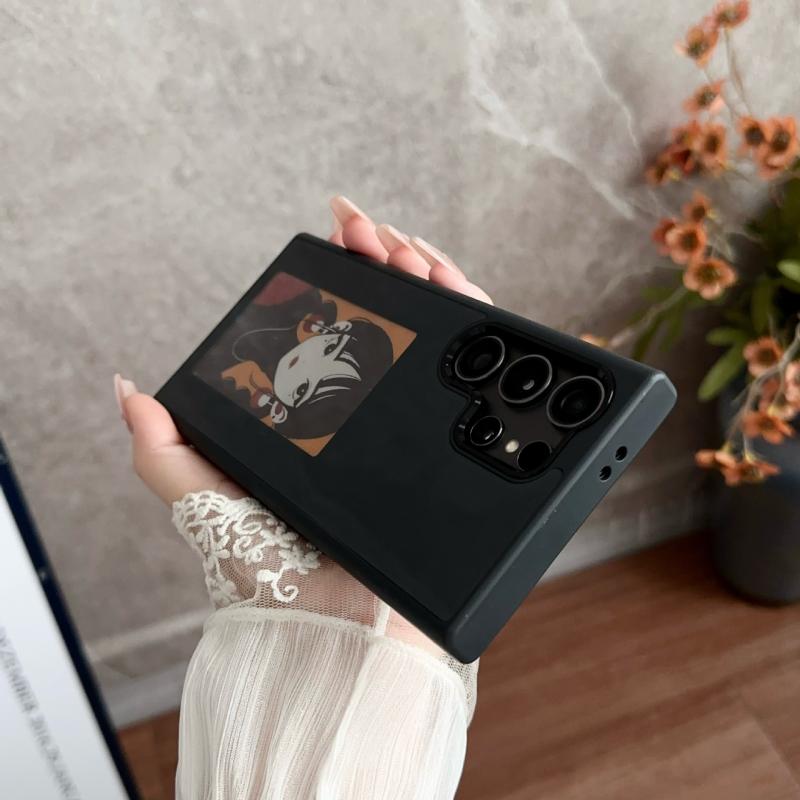 スマホケース レディース s23ultra s24ultra 落下防止 全面保護 グラフェン素材 磁気吸着 スマート水墨画 ブラック グレー ホワイト iPhone14 Pro iPhone14 Pro Max｜YKsakai