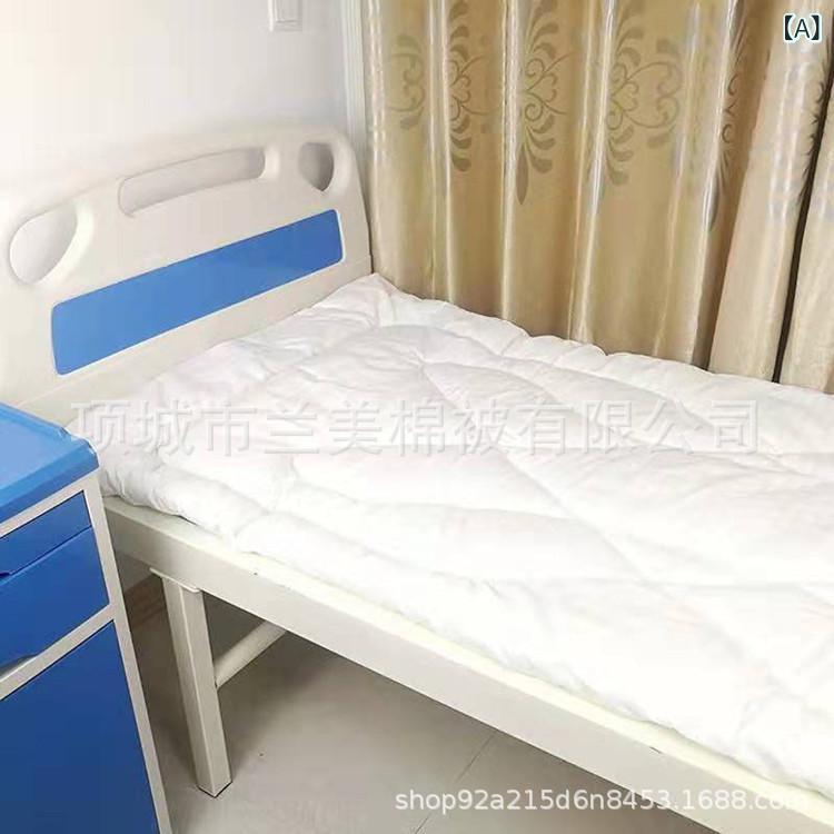 寝具仕かける シングル大いさ ホスピタル 介護創業向け はたご屋 泊まり仕様模様 枕 枕押しかぶせる 敷き妙 掛け布団 敷布団 3点仕かける ポリエステル 綿混紡 白 日用品雑貨・文房具・手芸-その他