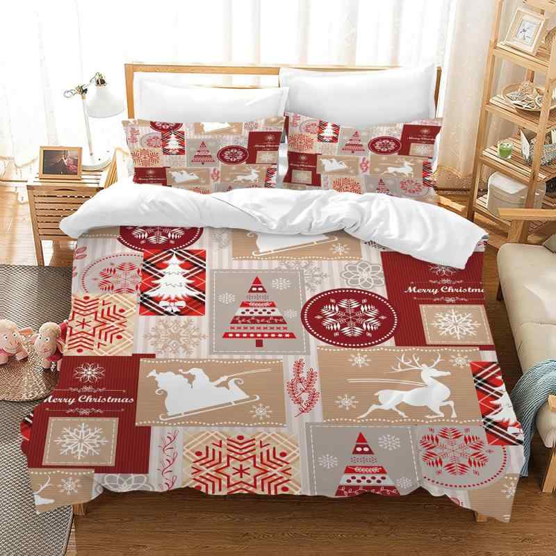 寝具カバーセット シングル セミダブル クリスマス柄 花柄 プリント ベッドシーツ 布団カバー 枕カバー アニメ キャラクター柄 ポリエステル アメリカン3