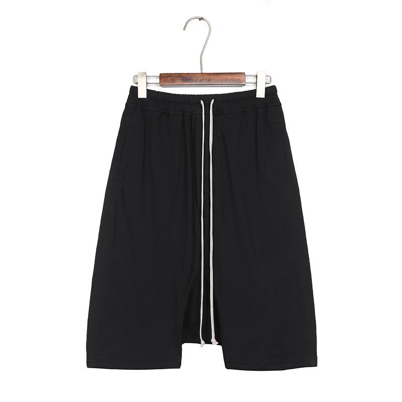 パンツ メンズ 男性用 ハーレムパンツ サルエルパンツ 5分丈 膝丈 ゆったり ?松 無地 コットン 綿 ズボン 涼しい 春夏 秋冬3