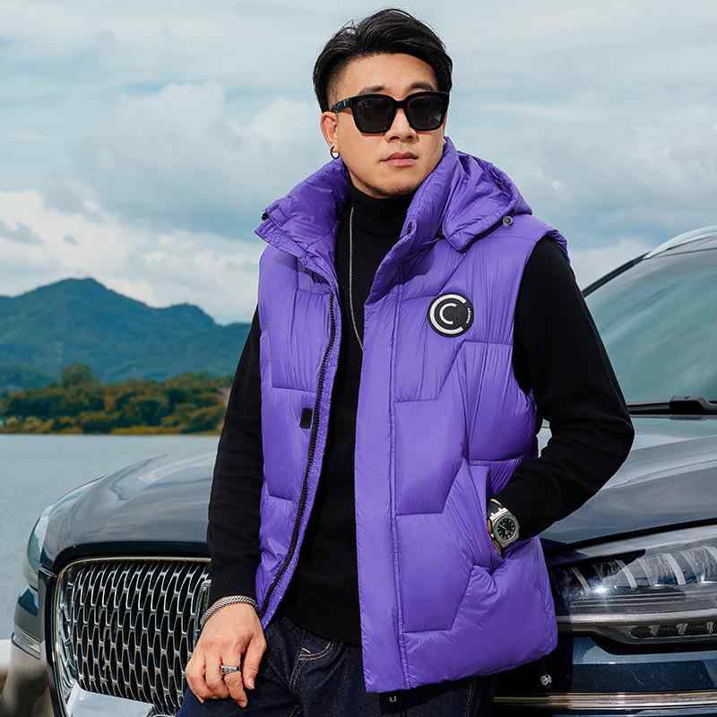 ベスト 男性用 大きいサイズ 裏起毛 中綿 防寒 チョッキ ゆったり 4XL 5XL 6XL 7XL 8XL 9XL 10XL 11XL 12XL ブラック ブルー パープル 秋冬