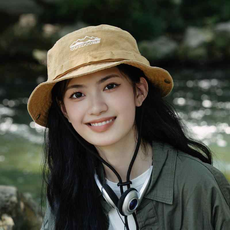 帽子 漁夫帽 男性用 春夏秋冬 アウトドア キャンプ 釣り 登山 日よけ 遮光 ベージュ グレー カーキ ブラック3