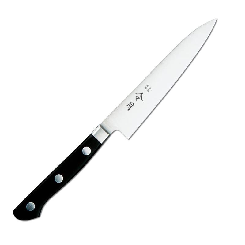 エムテートリマツ 令月 口金付きモリブデン特殊鋼庖丁 骨スキ 150mm ステンレス 自然木