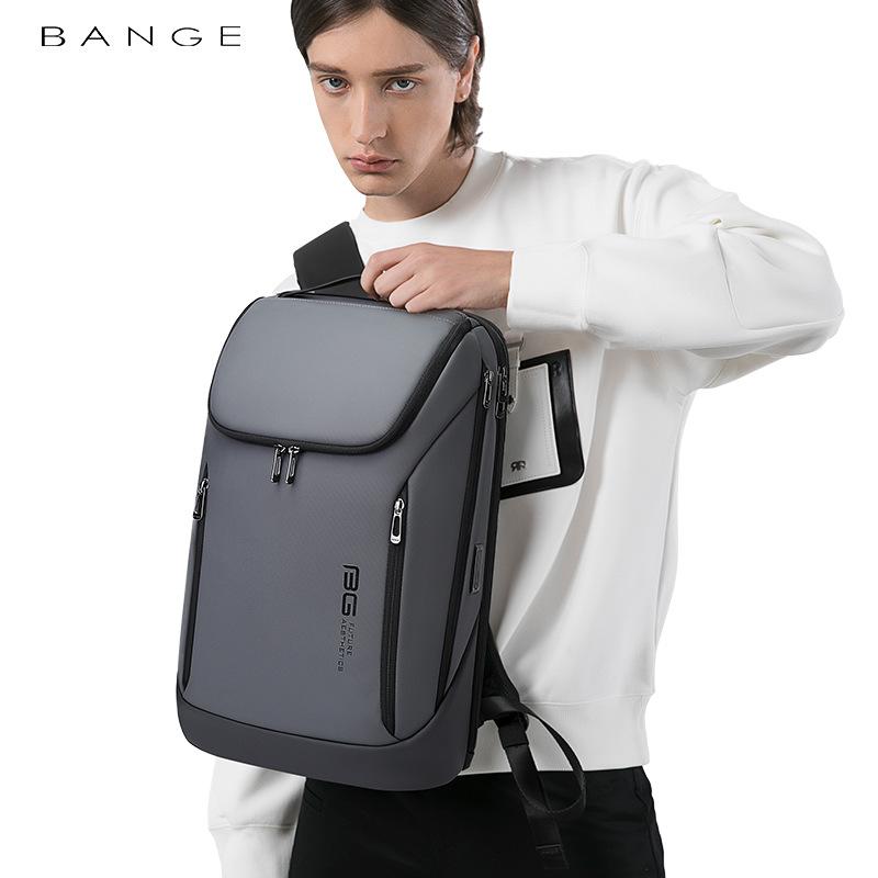リュック メンズ 男性用 ビジネス 通勤 大容量 撥水 20-35L 16インチ PC収納 通気性 オックスフォード 弧形肩 グレー ブラック ブルー グリーン