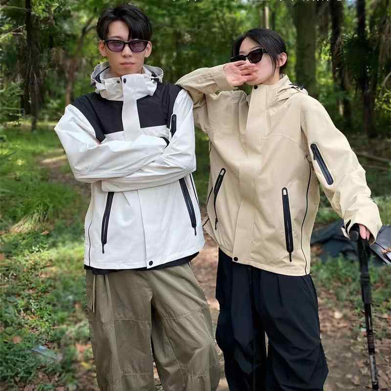 マウンテンパーカー メンズ レディース 防水 防風 保温 登山ウェア 取り外し可能 防寒着 アウトドアウェア ジャンパー 作業服 秋冬用 釣り 旅行 カーキ ホワイト ブラック ピンク系 S M L XL XXL XXXL 4XL