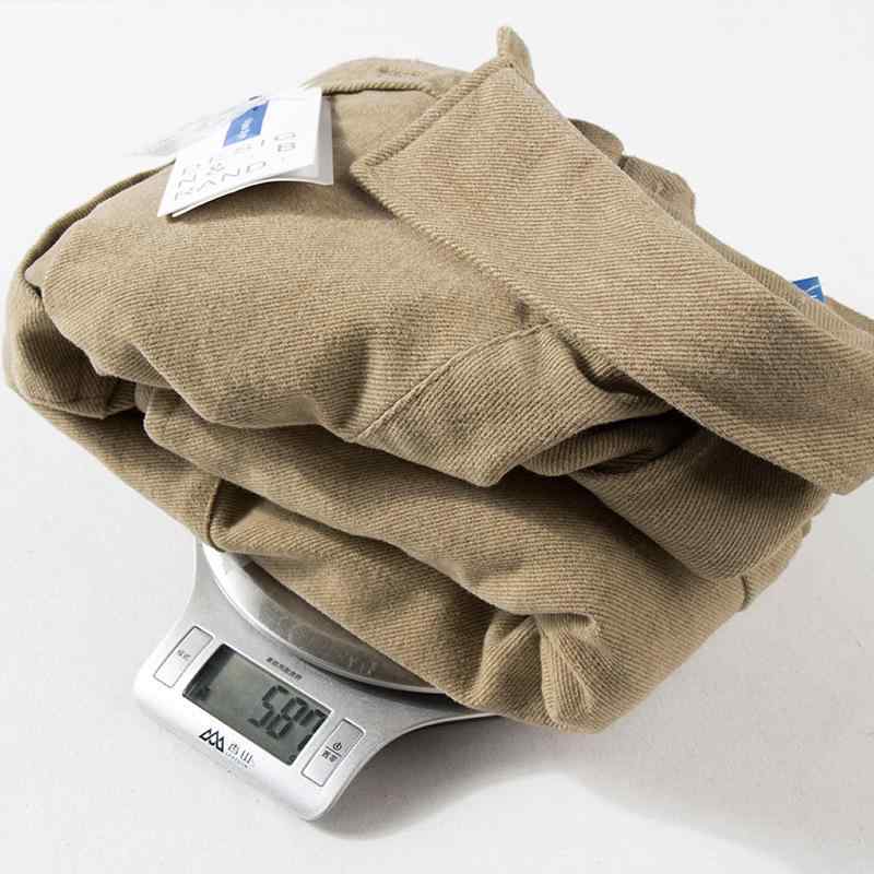 シャツ 男性用 ヘビーウェイト コットン 厚手 長袖 ワークシャツ ポケット 刺繍 ゆったり トップス カーキ ホワイト ネイビー グレー 春秋3