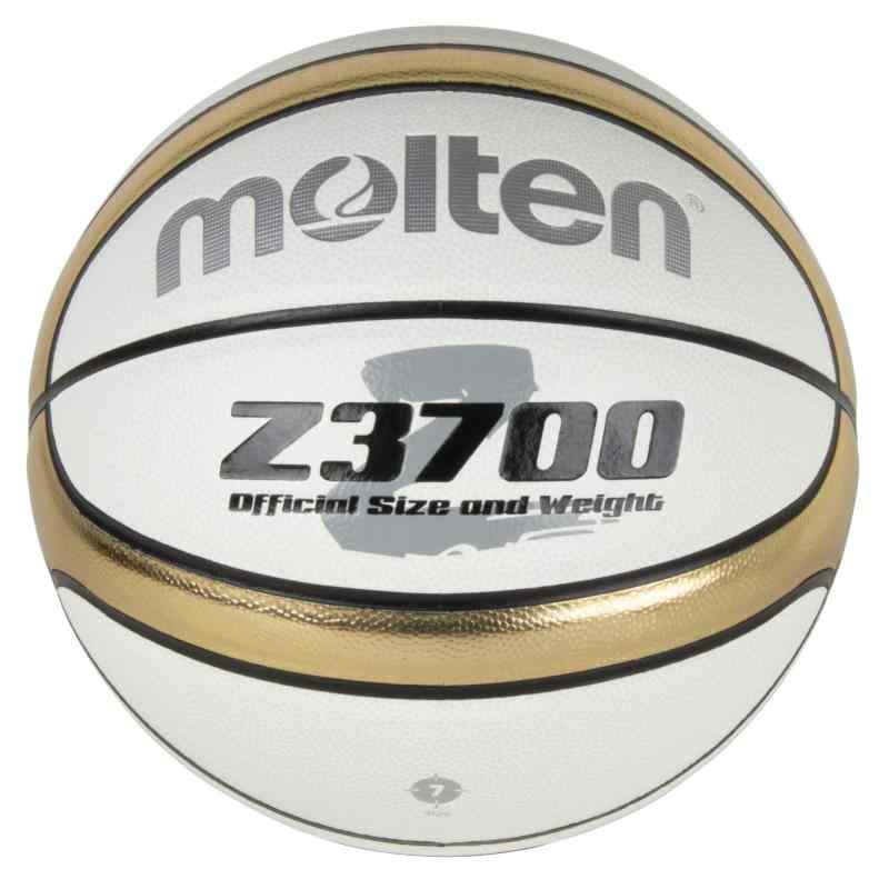 モルテン(molten) バスケットボール 7号球 中学生以上男子 合皮 白×金 Z3700 B7Z3700-WZ