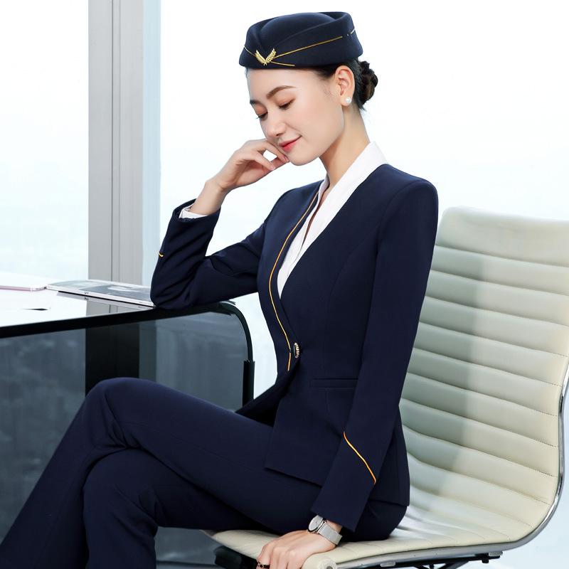 セットアップ レディース スカートスーツ パンツスーツ 職業制服 ポリエステル混紡 OL 通勤 オフィススタイル 美容院 ホテル 制服 ブラック 黒 ネイビー 紺 ピンク系 大きいサイズ