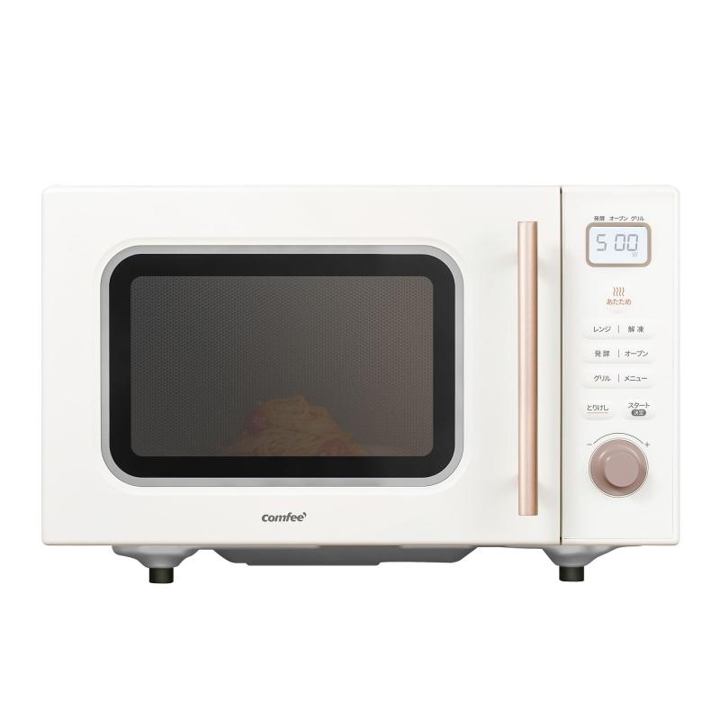 コンフィー(COMFEE') オーブンレンジ 16L 18L フラットテーブル オートメニュー レンジ~650W/500W オーブン~200℃/250℃ トースト・グリル・解凍・発酵機能 消音モード 角皿付き【2年メーカー|YKsakai