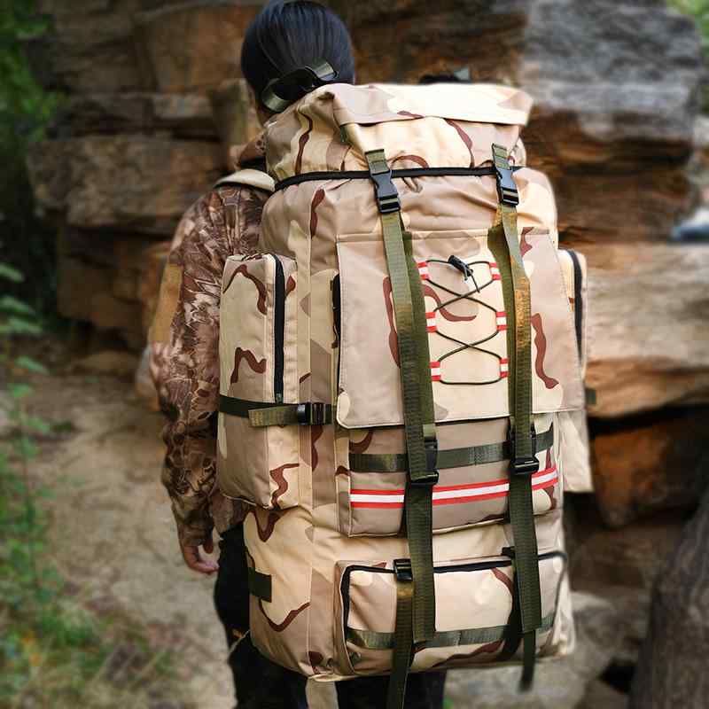 リュック 130L 特大 アウトドア 旅行 鞄 キャンプ 救援 バッグ 大容量 バックパック 男性用 女性用 オックスフォード