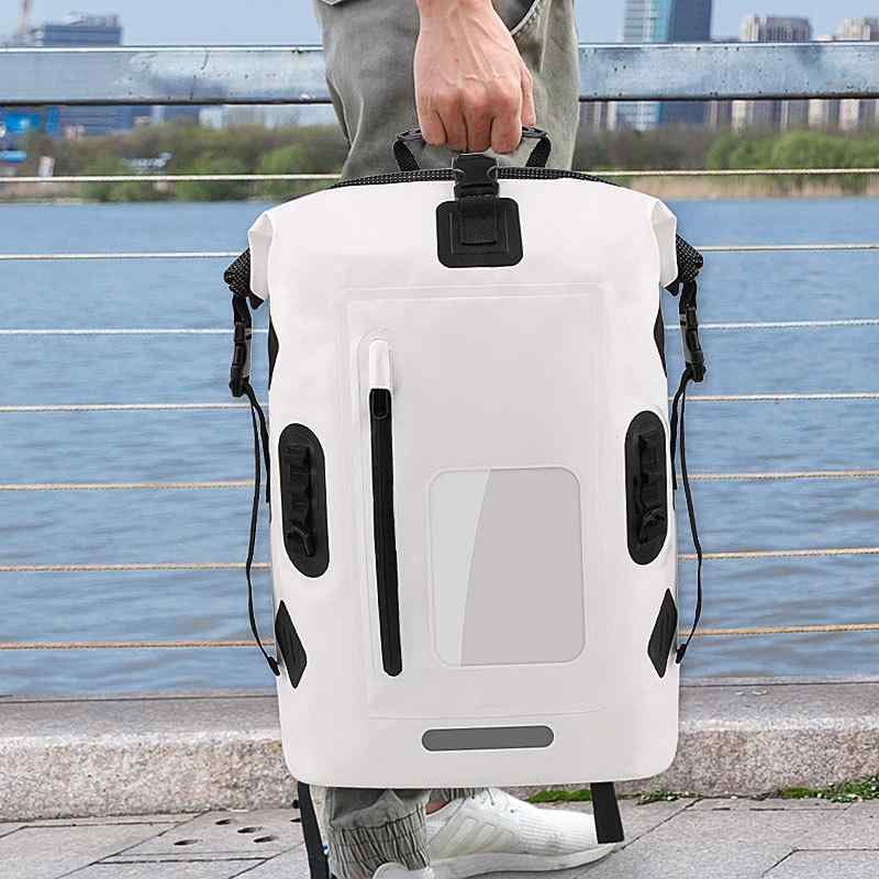 リュックサック 防水バッグ 大容量 30L PVC 500D 釣り 登山 アウトドア 普段使い レジャー 白色 6,813円