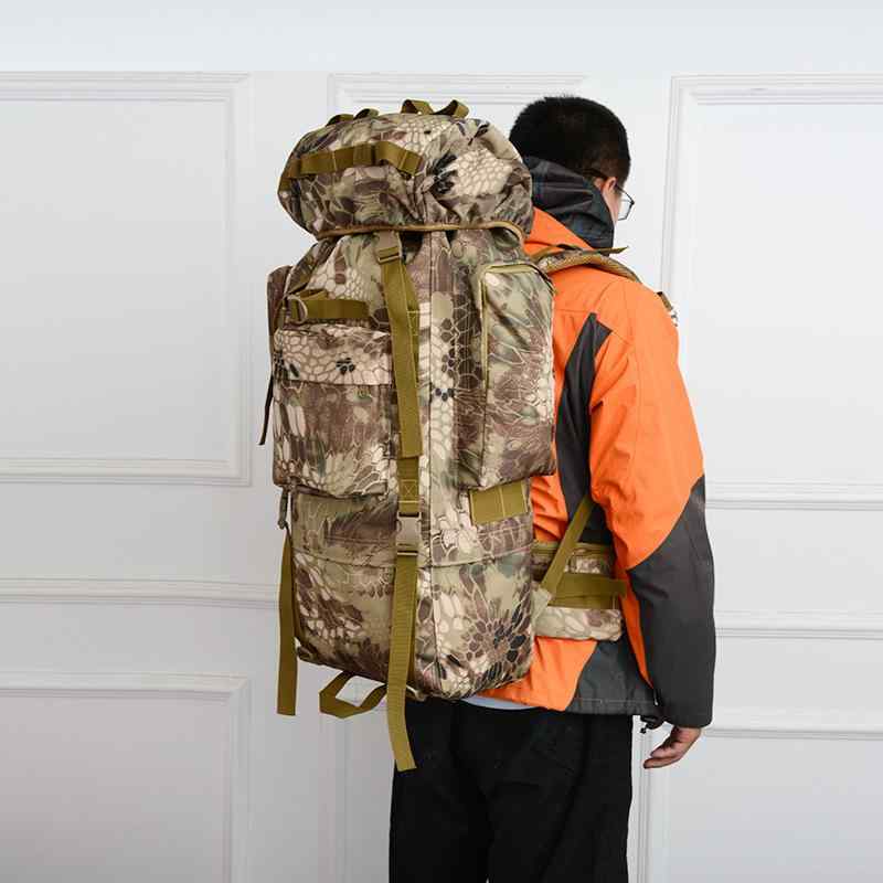 リュック メンズ 大容量 80L 90L 登山 旅行 遠足 キャンプ 運動 男性用 バックパック オックスフォード3