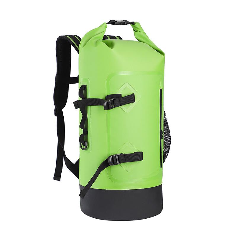 リュックサック 防水バッグ 35L 登山用リュック 釣り ビーチバッグ ドラム型 大容量 スポーツバッグ ドライバッグ ウェットバッグ 分離型 男女兼用 ブルー レッド グリーン