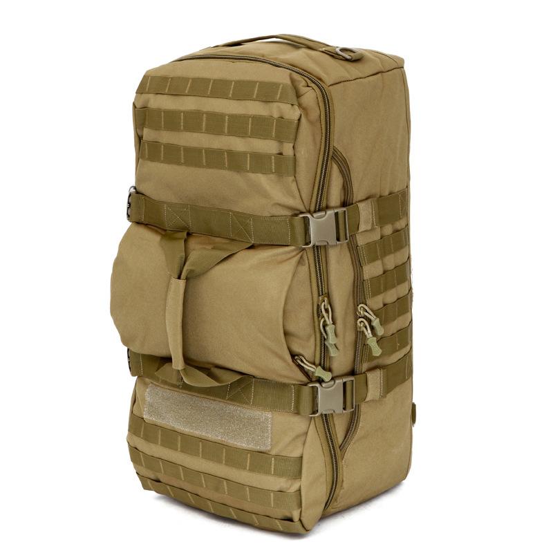 登山 リュック 大容量 56～75L 旅行 スポーツ アウトドア 釣り ナイロン製 バックパック ショルダーバッグ 手提げ ブラック ブラウン3