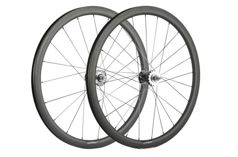 SUPERTEAMカーボンホイール700C固定ギアホイールセット|YKsakai