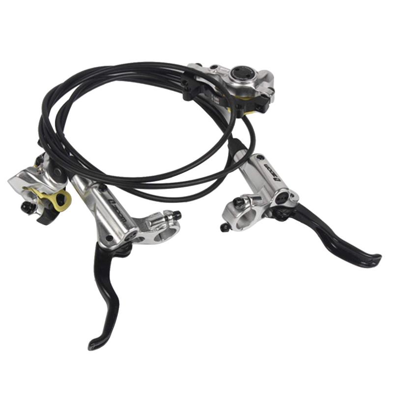 JPAMZCEO自転車ブレーキレバー 左右レバーセット800/1400ミリメートルMTB自転車の油圧ディスクブレーキセットフロントとリアのバイクパーツ