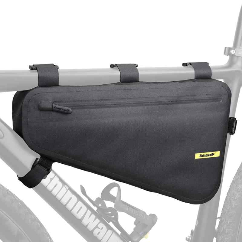Rhinowalk 自転車フレームバッグ 防水 4L大容量 トライアングルバッグ トップチューブバッグ ロードバイク MTB サイクルバッグ 小物収納 物取り出し易い 取り付け簡単 サイクリング用 バッグ