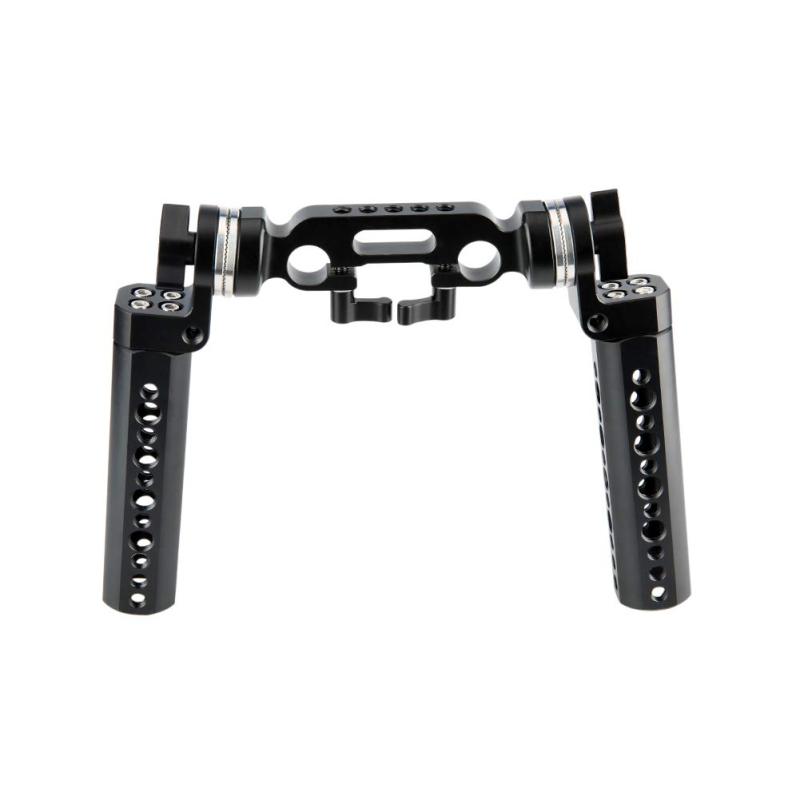 NICEYRIG ロゼットハンドルグリップ(2本セット) + 15mmダブルロッドクランプ ロゼットアダプター付き|YKsakai
