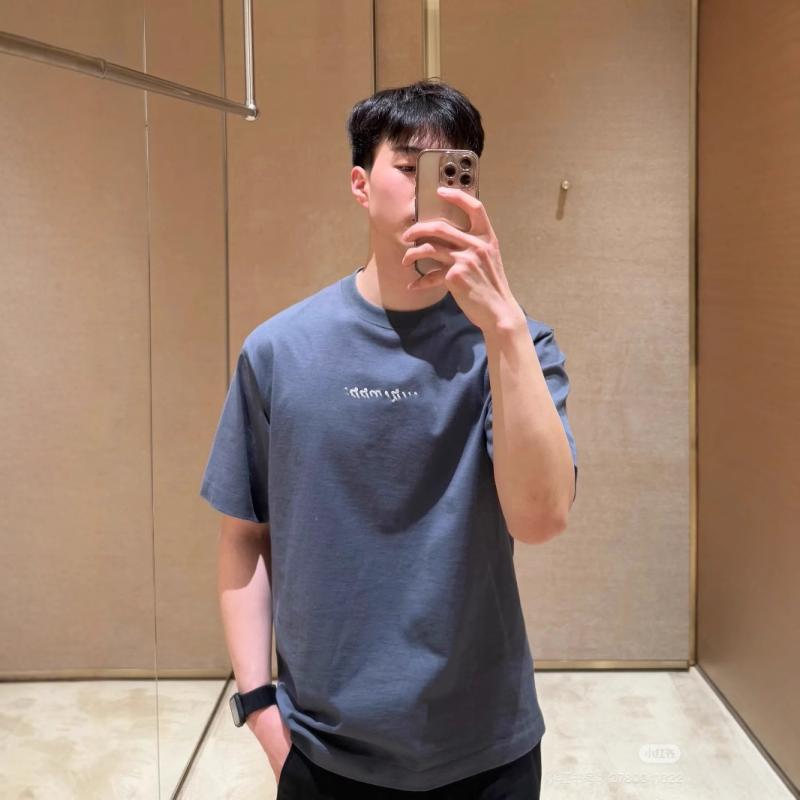 Tシャツ 男女兼用 コットン 春夏 プリント柄 ドロップショルダー ゆったりサイズ