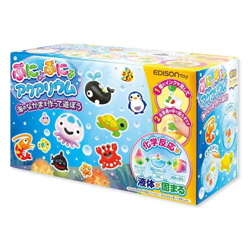 EDISON TOY(エジソントイ) ぷにょぷにょアクアリウム 海のなかまを作って遊ぼう 12本11色セット KJT1205 おもちゃ 6歳以上