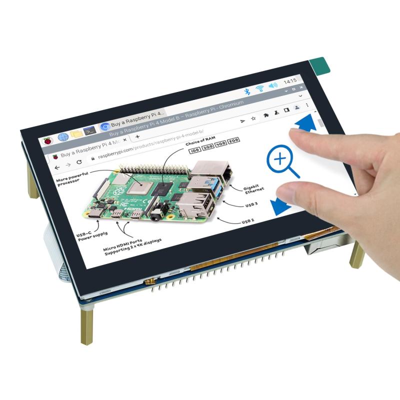 Freenove Raspberry Pi用のタッチスクリーンモニター 7 inch IPS touchdispaly-7 inch TN touchscreen-4.3 inch IPS touchscreen