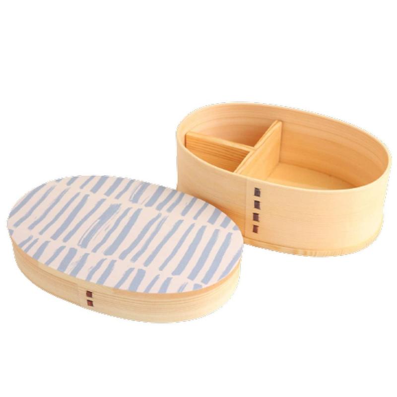 j-kitchens 調湿効果 機能付き 木製 弁当箱17.5cm × 11.3cm × 6.3cm 500ml ウレタン