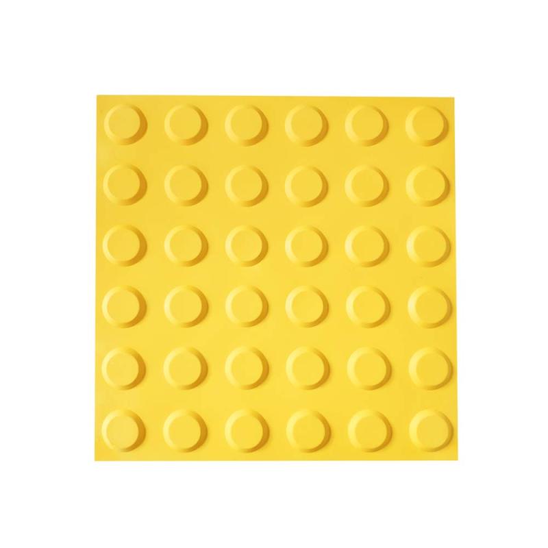 セーフラン(SAFERUN) 点字タイル 10枚セット 300x300mm シート厚さ1.2mm 突起部5.1mm PVC
