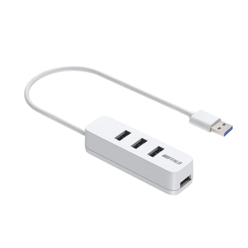 BUFFALO USB3.0 4ポートハブ 上挿しモデル