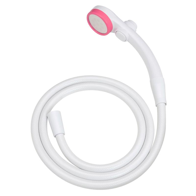 ガオナ これエエやん シャワーヘッドとホースのセット 節水 極細 ストップ (シャワー穴0.3mm 肌触り・浴び心地やわらか 低水圧対応)