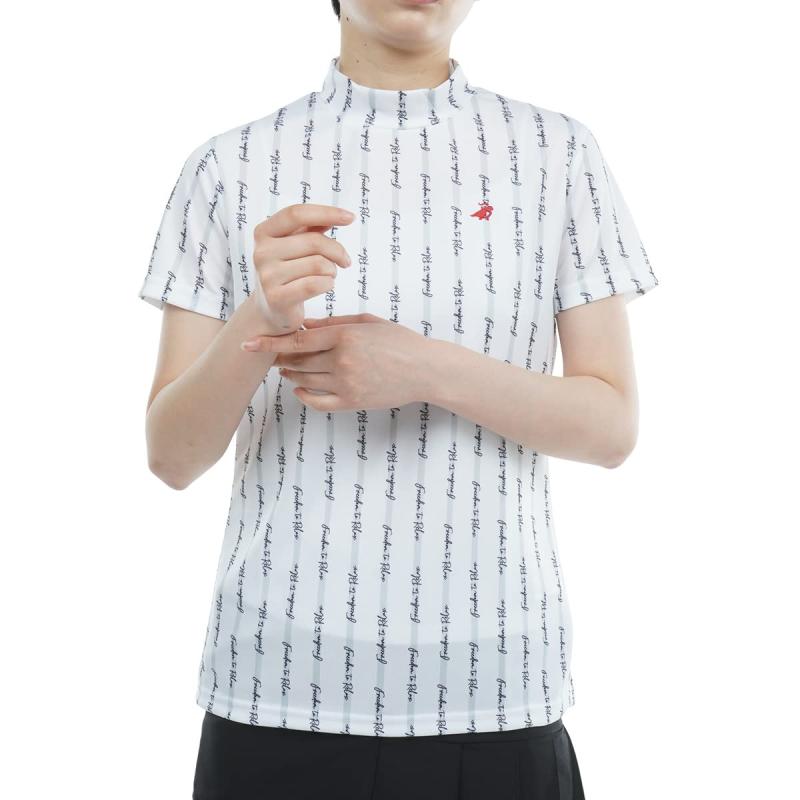 [パラディーゾ] ゴルフシャツ 半袖モックネックシャツYSL33A レディース