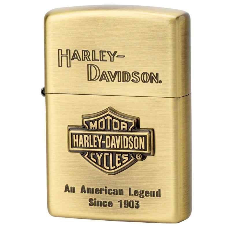 ZIPPO(ジッポー) 点火装置 ハーレーダビッドソン 日本ひな形 金属元素貼り エスメタル 赤ちょうちん \u0026amp; 遮蔽物