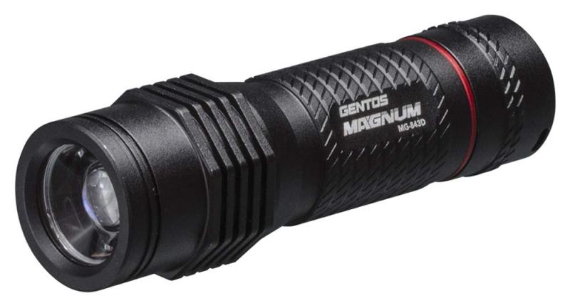 GENTOS(ジェントス) LED 懐中照明ランプ マグナム 【明るさ240-470lm/実用点灯3-19第四次元/耐塵/耐水/転がり押しとどめる】 ANSI標準尺度標準尺度