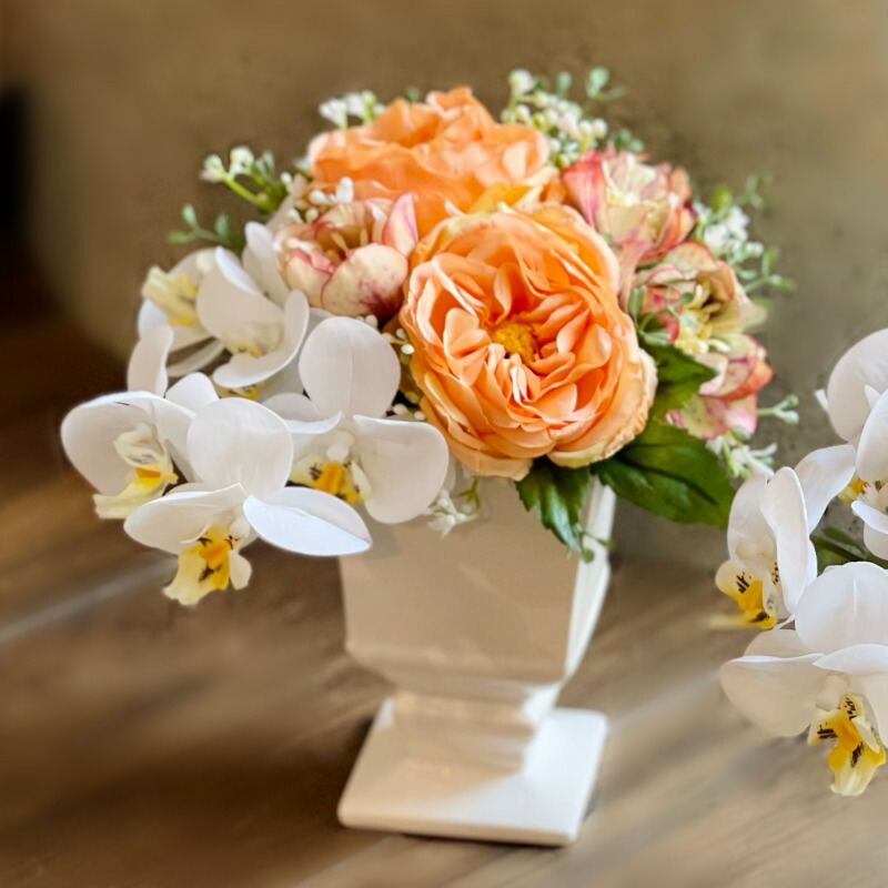 楽天市場】アレンジメント レッド 造花 クラシカル 華やか アーティ