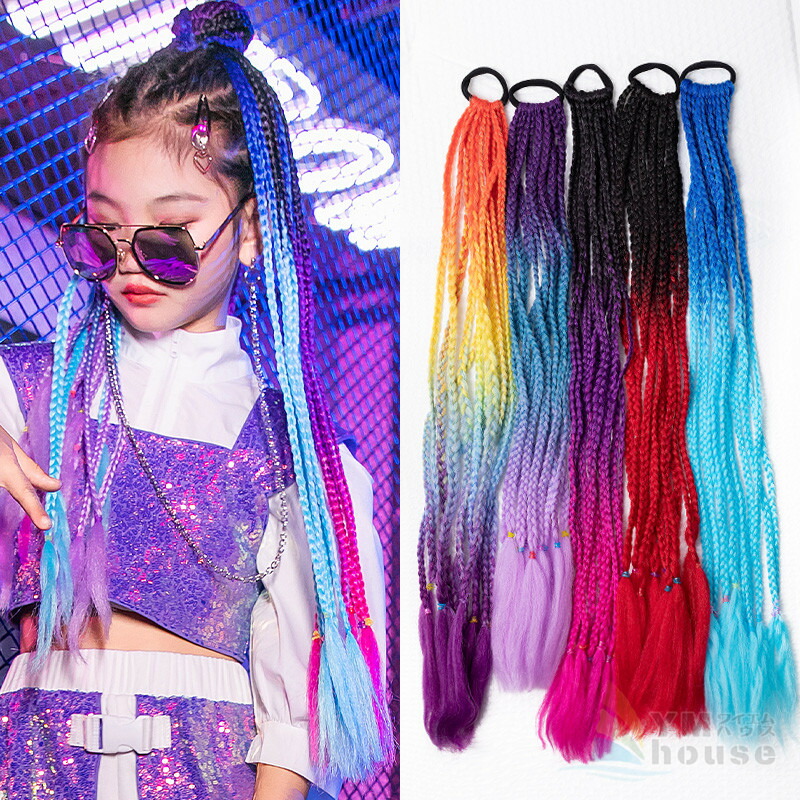 楽天市場】60cm ダンス 三つ編み 編み込み メッシュ エクステ